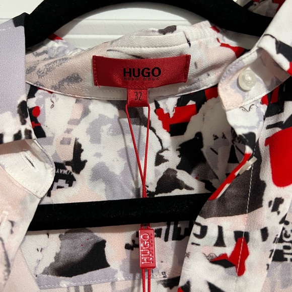 🆕 Hugo Boss Elifia Blouse Size 0 - Picture 4 of 10